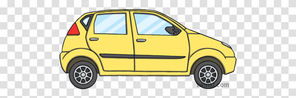 Car Side View Illustration Hatchback, Vehicle, Transportation, Automobile, Sedan Transparent Png
