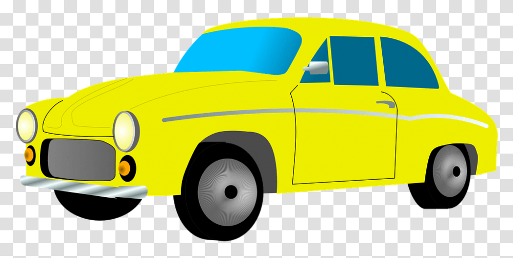 Car Taxi Cab Yellow Car Clip Art, Pickup Truck, Vehicle, Transportation, Automobile Transparent Png