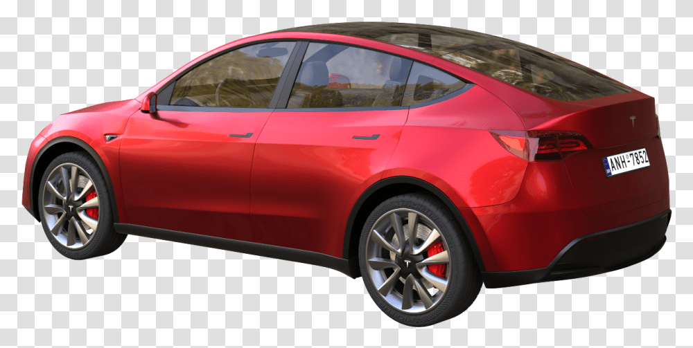 Car Tesla Model Y Car Tesla Model Y Rigged, Tire, Vehicle, Transportation, Automobile Transparent Png