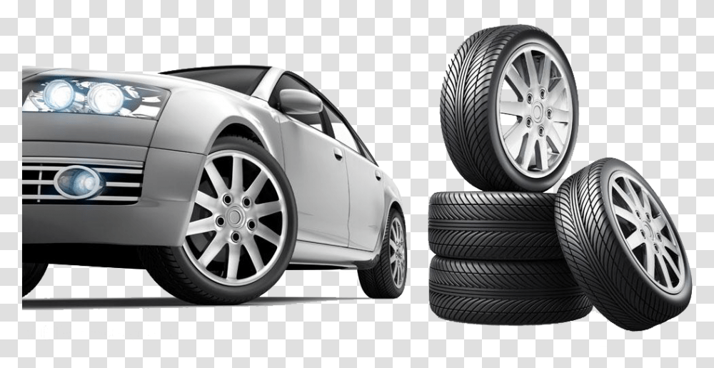 Car Tire Image Car With Tyre, Vehicle, Transportation, Automobile, Wheel Transparent Png