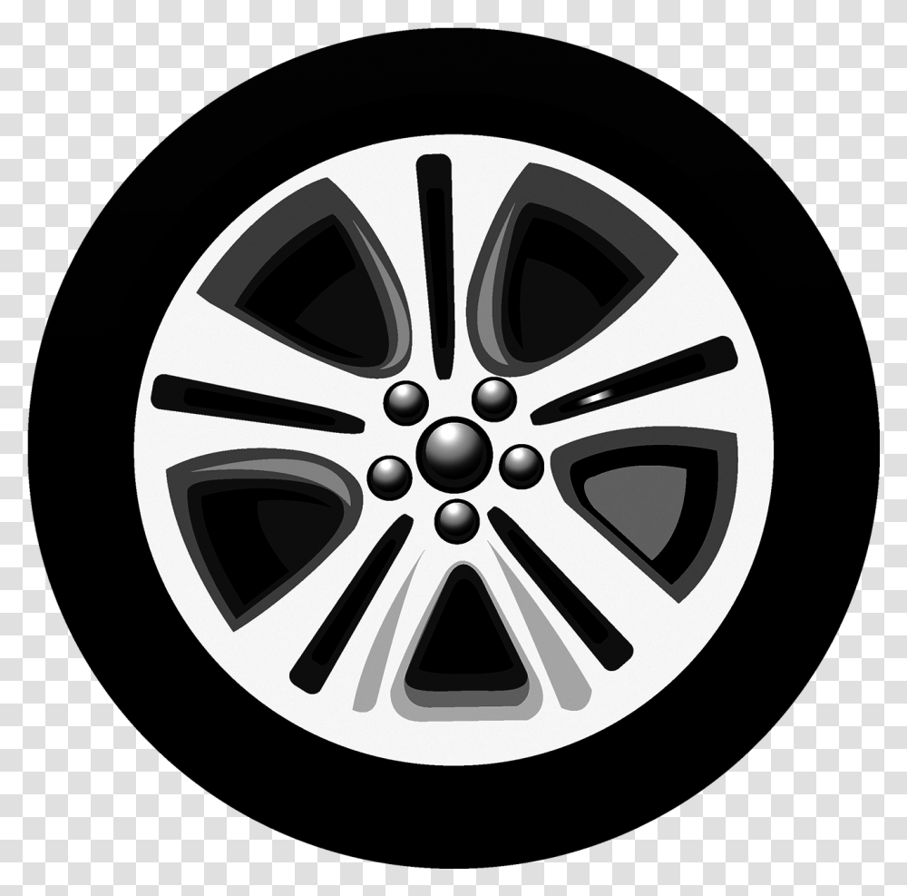 Car Tires Cartoon Car Tyre, Alloy Wheel, Spoke, Machine, Car Wheel Transparent Png