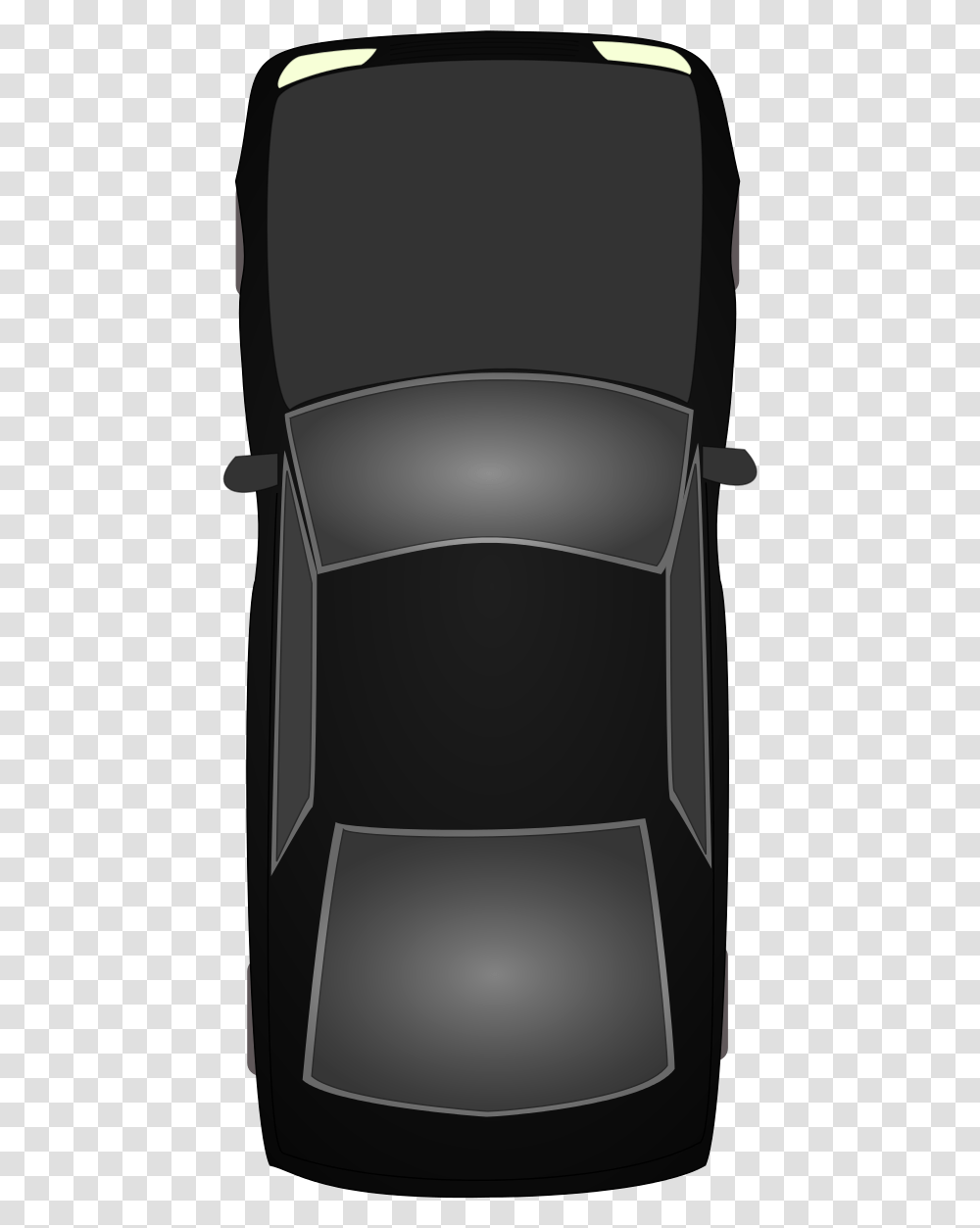 Car Top View Icons No Attribution Top View Cartoon Car, Chair, Furniture, Lamp, Gray Transparent Png
