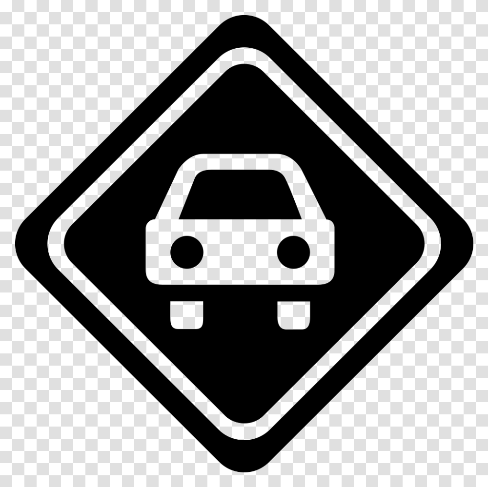 Car Traffic Signal Ieee Eta Kappa Nu, Road Sign, Triangle, Emblem Transparent Png