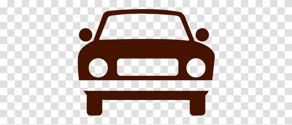 Car Transport Icon Silhouette & Svg Vector Front Car Icon, Vehicle, Transportation, Automobile, Tire Transparent Png