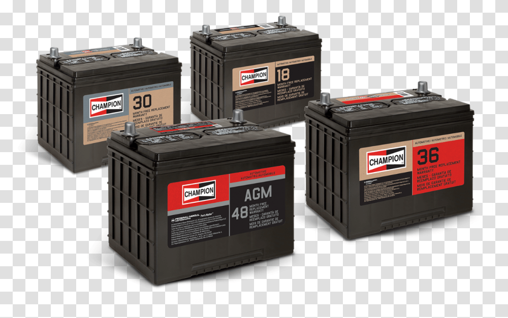 Car & Truck Battery Lookup Champion Auto Parts Car Batteries, Machine, Generator, Box Transparent Png
