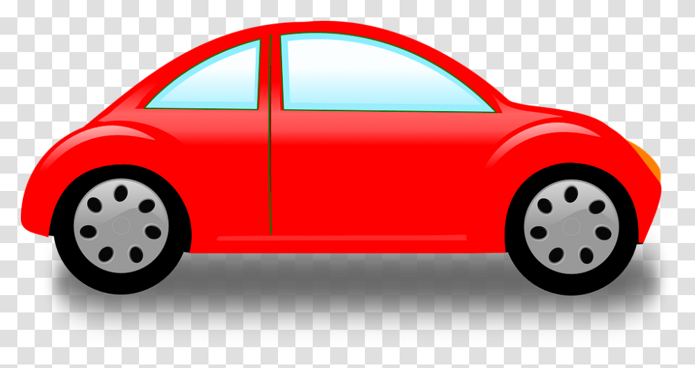 Car Vehicle Automobile One Door Side Red Red Car Clip Art, Sedan, Transportation, Tire, Wheel Transparent Png