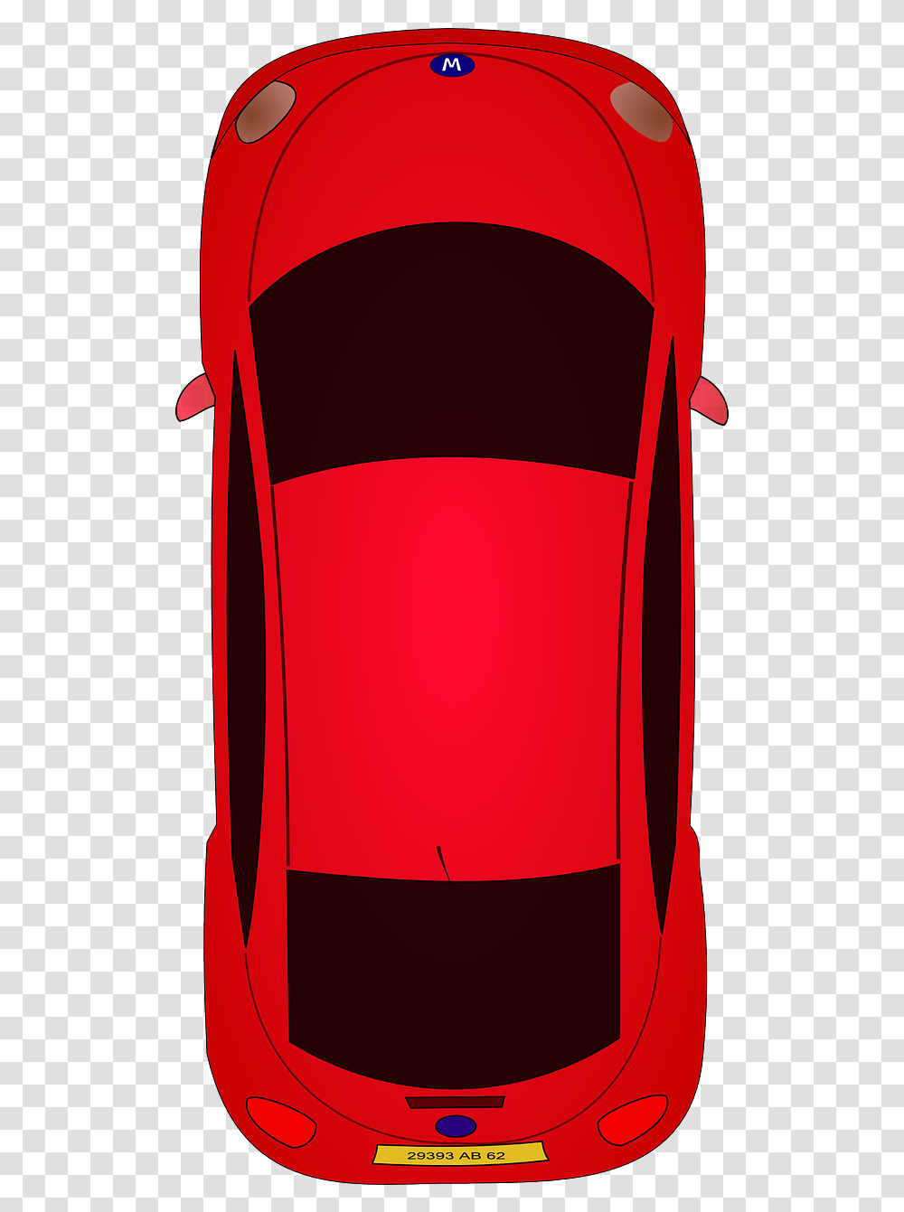 Car Vehicle Red Free Vector Graphic On Pixabay 2d Car Top View, Pillow, Cushion, Maroon, Furniture Transparent Png