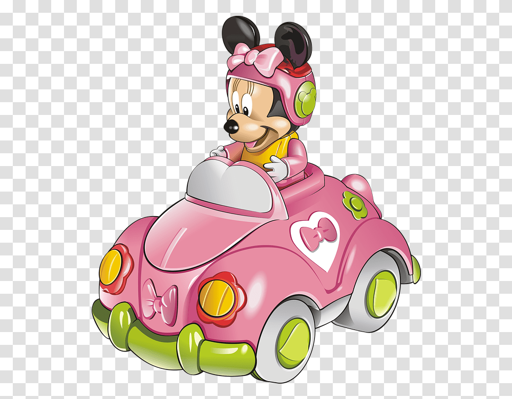 Car Vehicle Toy Free Image On Pixabay Minnie In Automobile, Label, Text, Performer, Birthday Cake Transparent Png