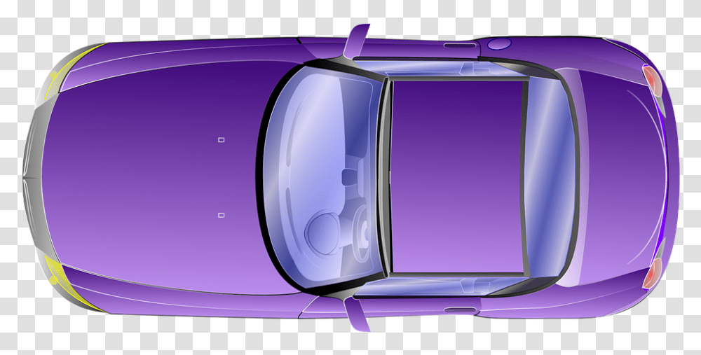 Car Vehicle Violet Free Vector Graphic On Pixabay Car Cartoon Top View, Screen, Electronics, Monitor, Display Transparent Png