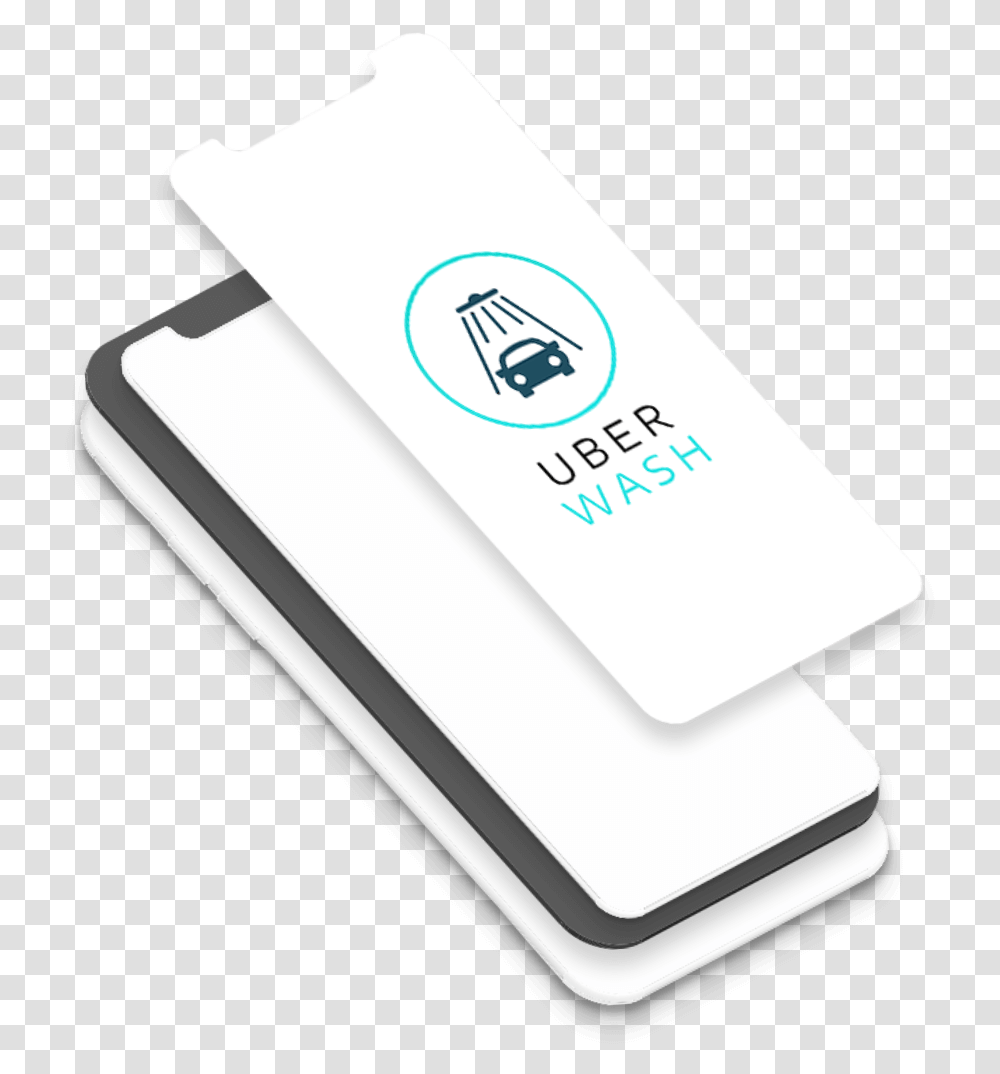 Car Wash App Development Emblem, Text, Business Card, Paper, Electronics Transparent Png