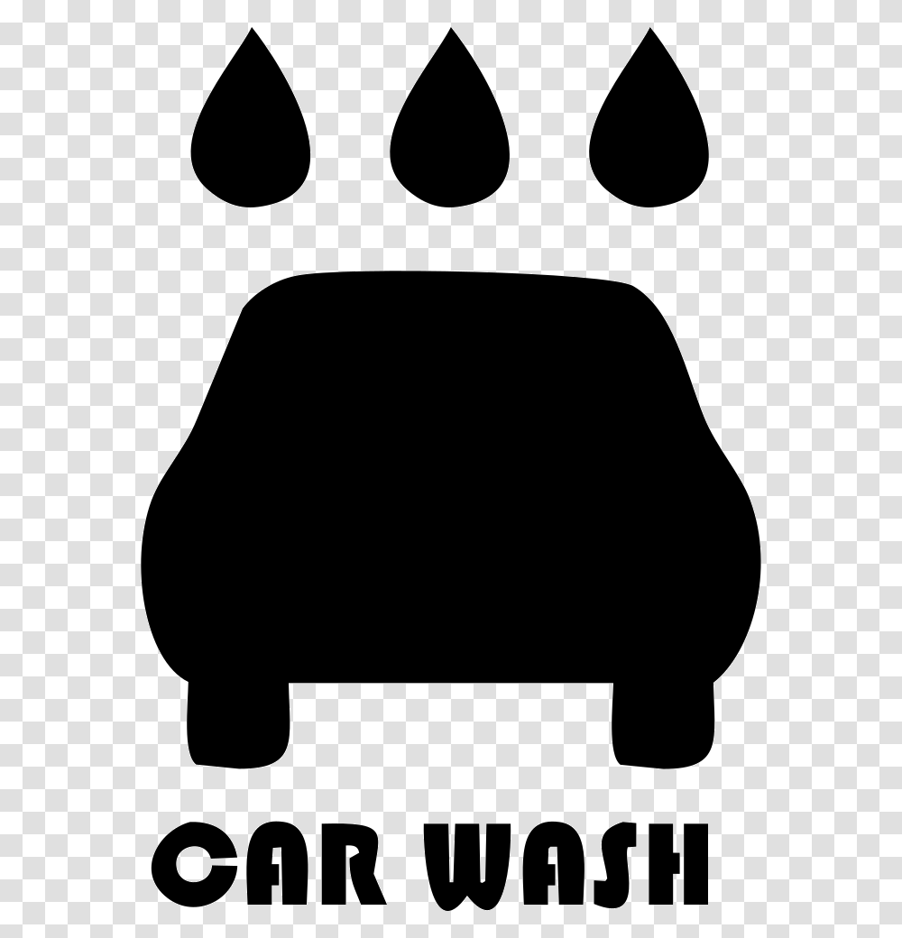 Car Wash Icon We Are The, Silhouette, Footprint, Stencil Transparent Png
