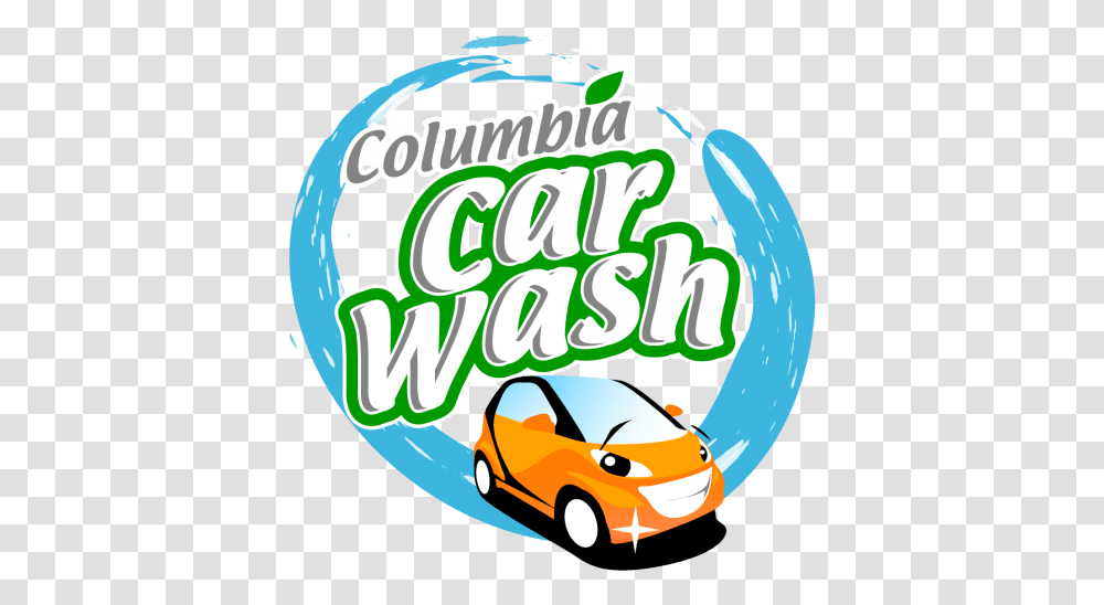 Car Wash Logo With Any Copy Right Subcompact Car, Text, Label, Meal, Food Transparent Png