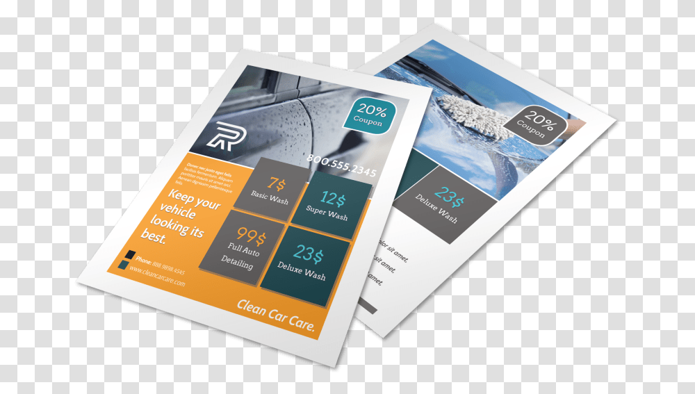 Car Wash Pricing Flyer Template Preview Flyer, Advertisement, Poster, Paper, Brochure Transparent Png