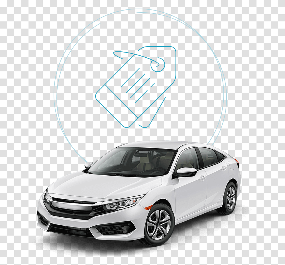 Car Window Honda Civic 2019 White, Sedan, Vehicle, Transportation, Automobile Transparent Png