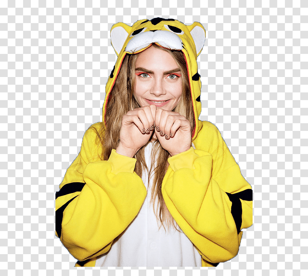 Cara Delevingne Photo, Apparel, Coat, Raincoat Transparent Png