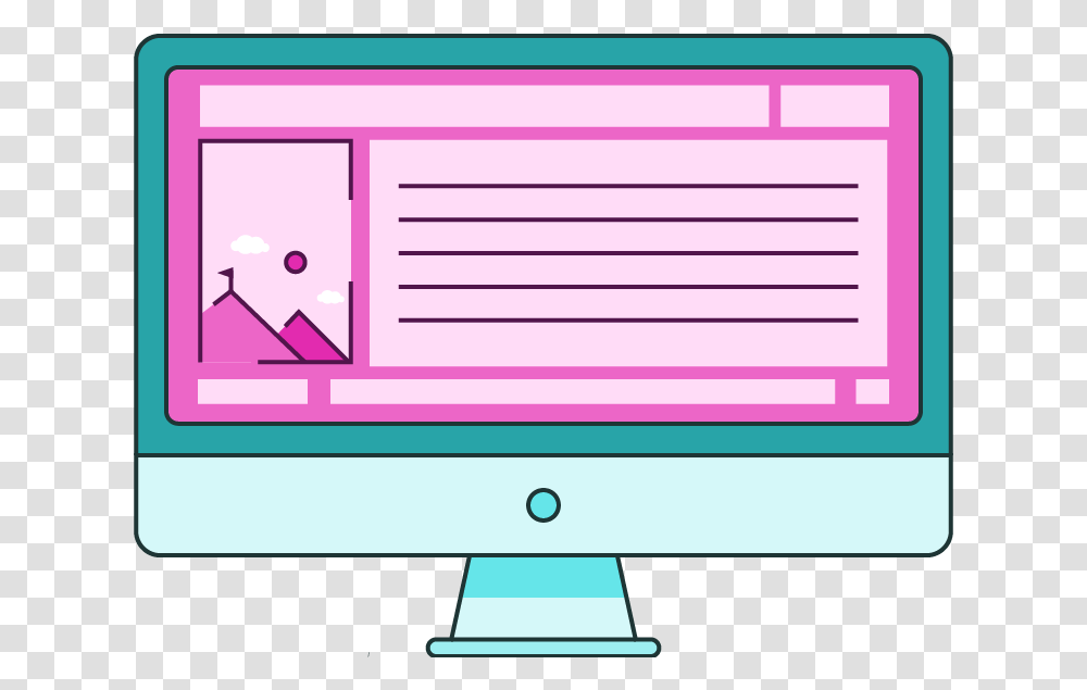 Cara Troll Download Cartoon Pink Computer, Electronics, Monitor, Screen, Display Transparent Png