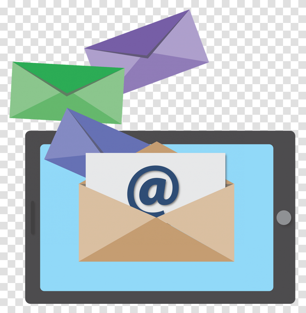 Caracteristicas De Outlook, Envelope, Triangle, Paper Transparent Png