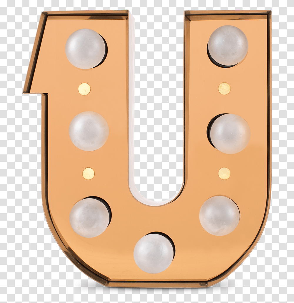 Caractre Alphabet Lights U 0 Tan, Number, Horseshoe Transparent Png
