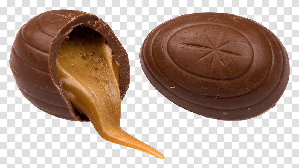 Caramel And Chocolate Easter Egg Chocolate Easter Eggs, Sweets, Food, Confectionery, Fungus Transparent Png