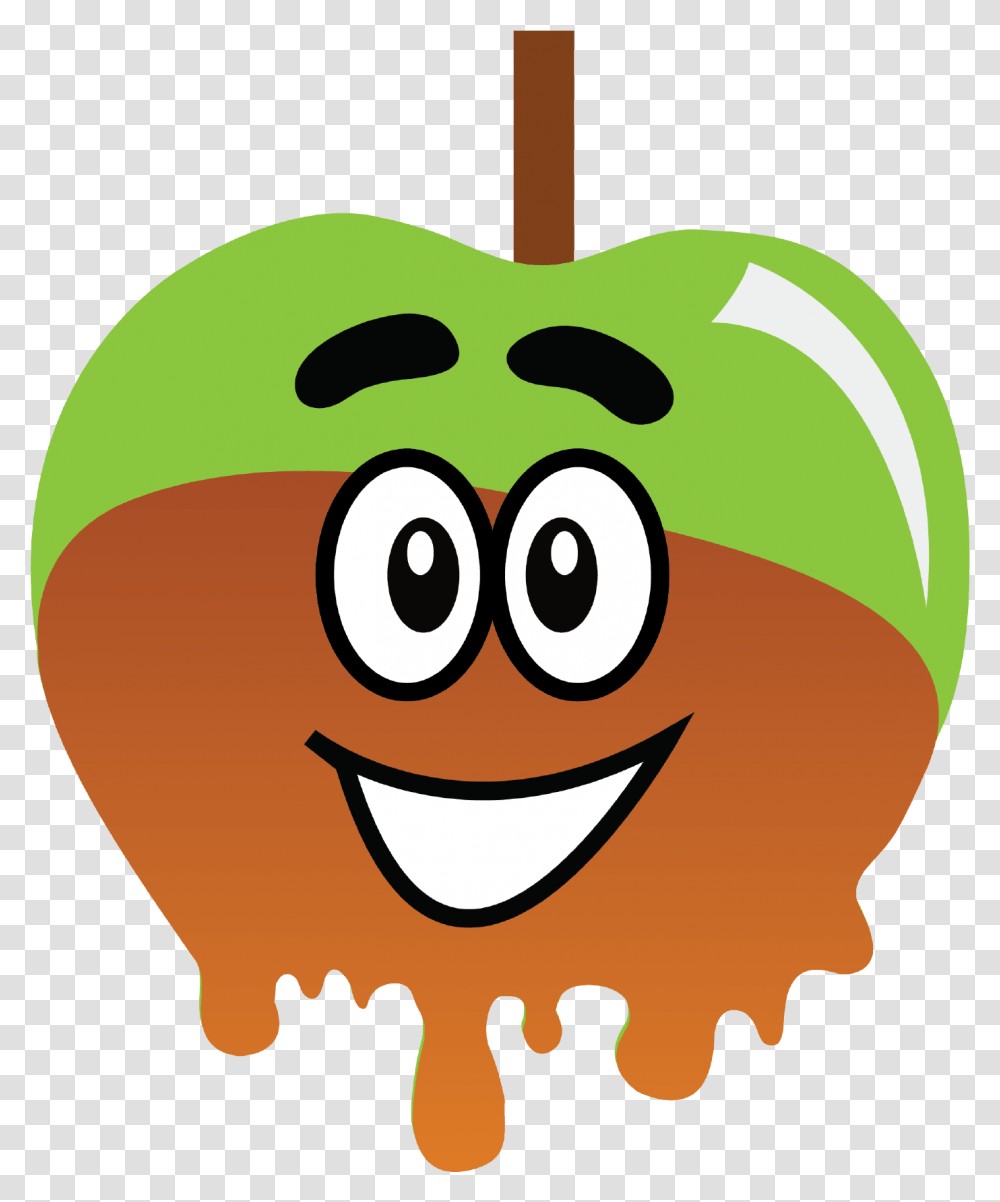 Caramel Apple Cartoon, Label, Plant, Word Transparent Png