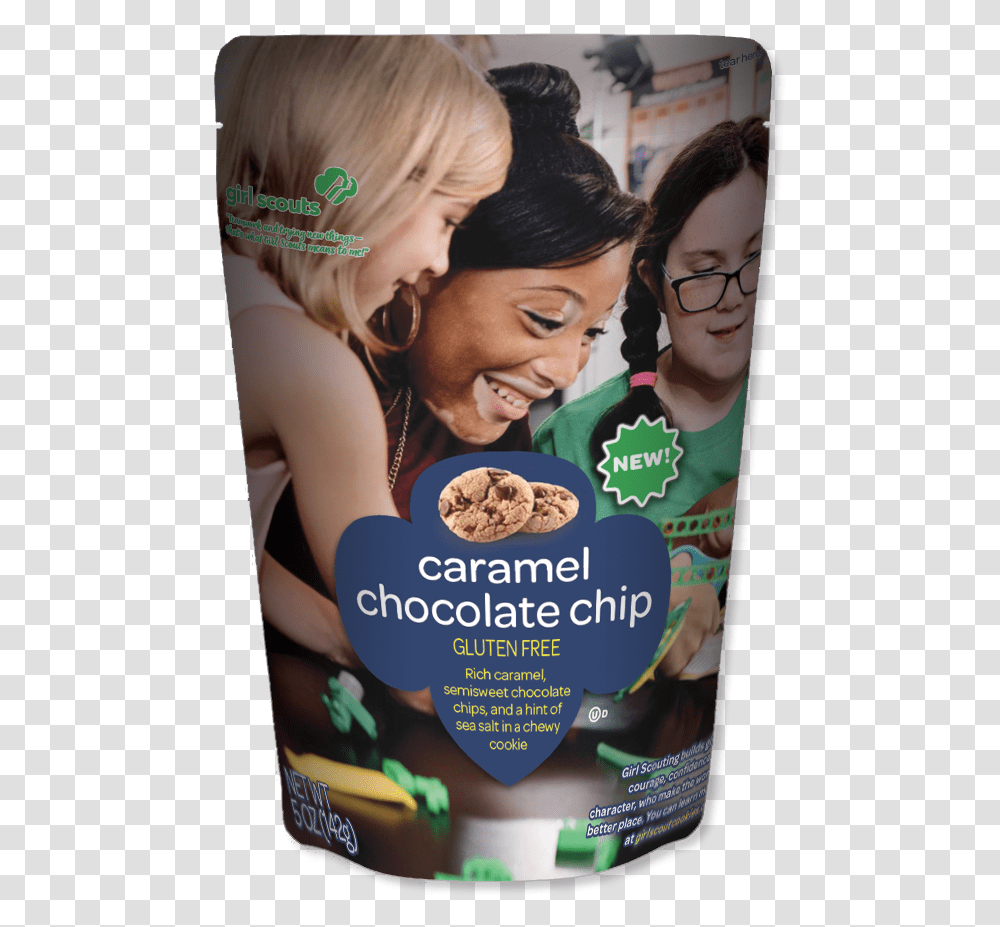 Caramel Chocolate Chip Cookies Girl Scouts, Advertisement, Poster, Flyer, Paper Transparent Png