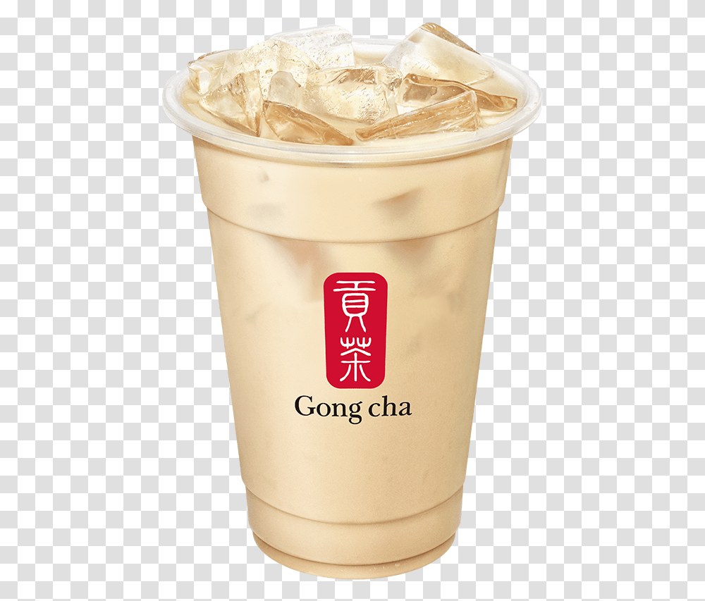Caramel Milk Tea Gong Cha, Beverage, Drink, Coffee Cup, Dessert Transparent Png