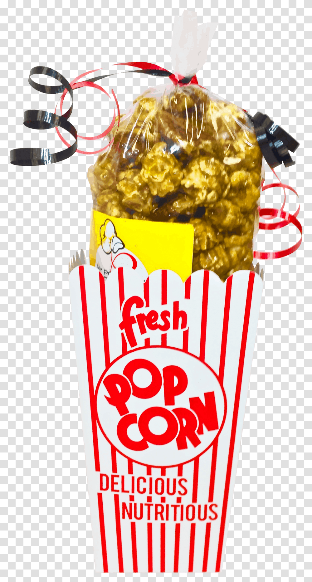 Caramel Nuts Popcorn Gift Box Popcorn Box Transparent Png
