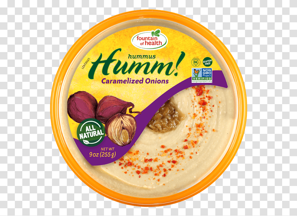 Caramelized Onions Humm Hummus, Food, Plant, Breakfast, Nut Transparent Png