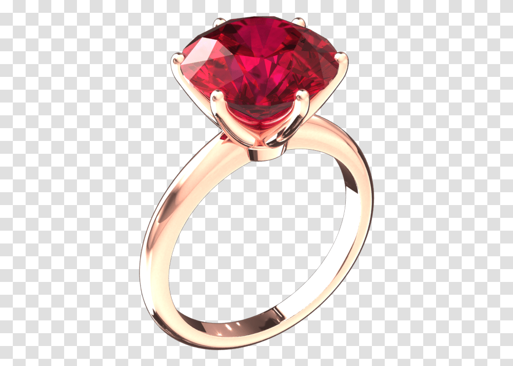 Carat Lab Grown Ruby Solitaire 14k Gold Ring Style Ruby Solitaire Ring, Accessories, Accessory, Jewelry, Gemstone Transparent Png