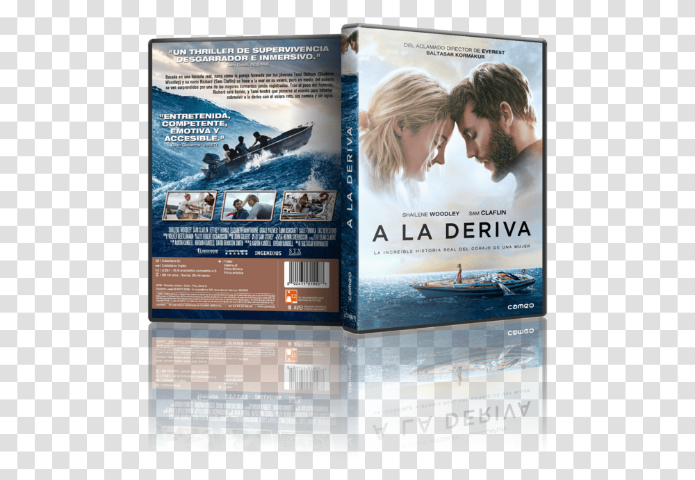 Caratula Dvd De A La Deriva, Flyer, Poster, Paper, Advertisement Transparent Png