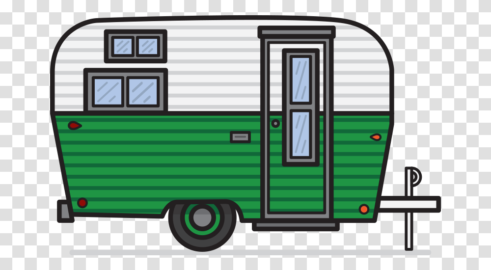 Caravan Campervans Clip Art Camper Clipart, Bus, Vehicle, Transportation, Housing Transparent Png