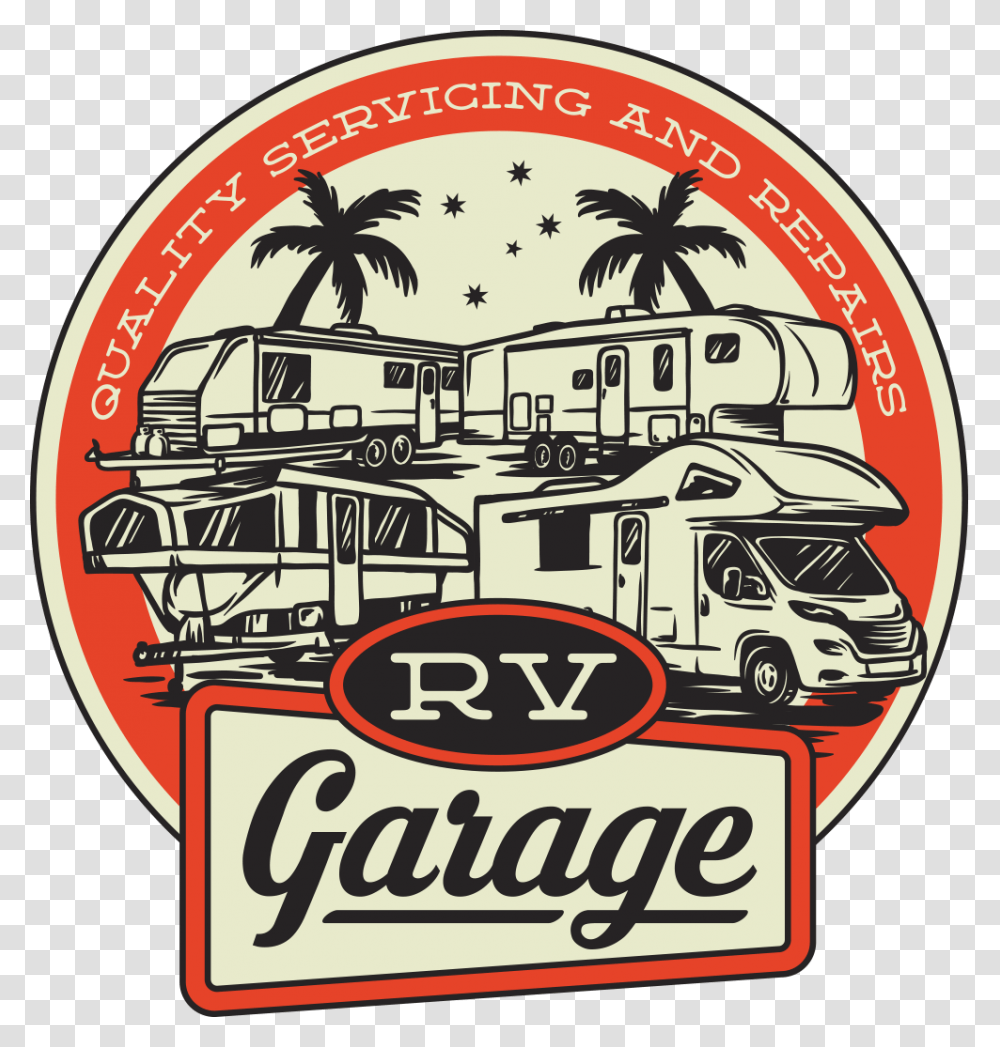 Caravan Repairs And Service Camper Trailer Service And Repairs, Label, Logo Transparent Png