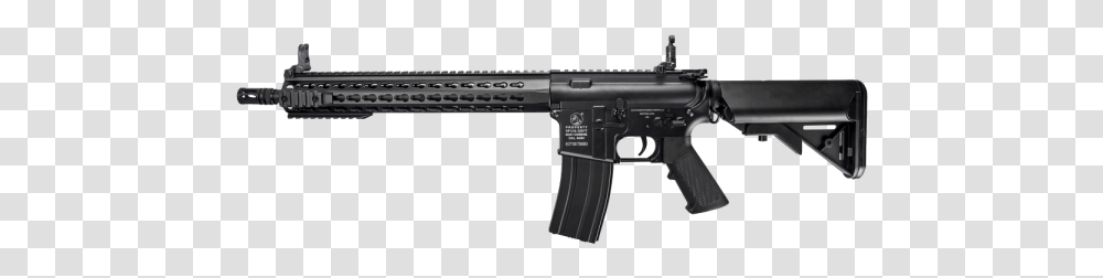 Carbine Keymod Colt S Manufacturing Company Colt Colt M4a1 Keymod Cqb Aeg, Gun, Weapon, Weaponry, Rifle Transparent Png