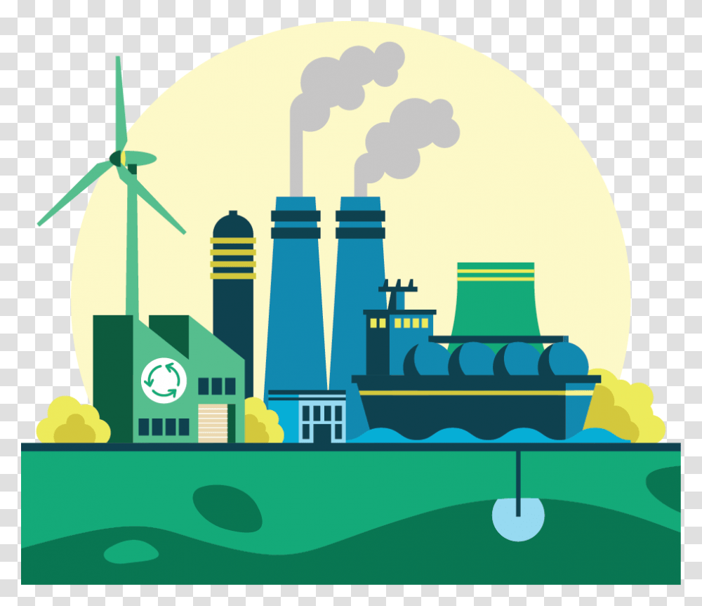Carbon Capture Icon, Building, Power Plant, Machine, Engine Transparent Png