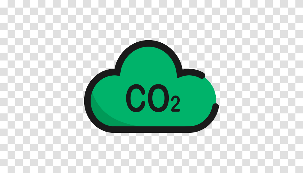 Carbon Dioxide Concentration Fill Monochrome Icon With, Label, Logo Transparent Png
