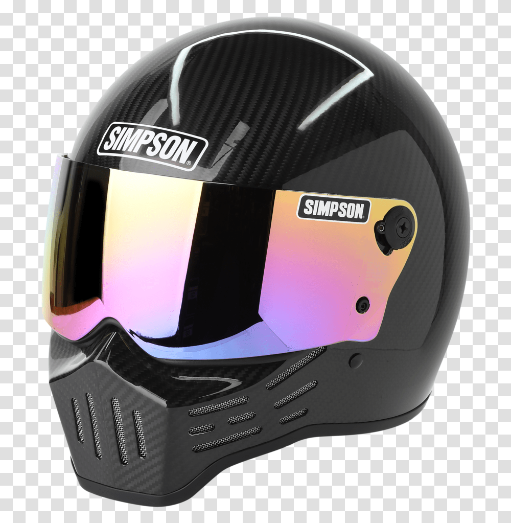 Carbon Fiber Simpson Helmet, Apparel, Crash Helmet Transparent Png