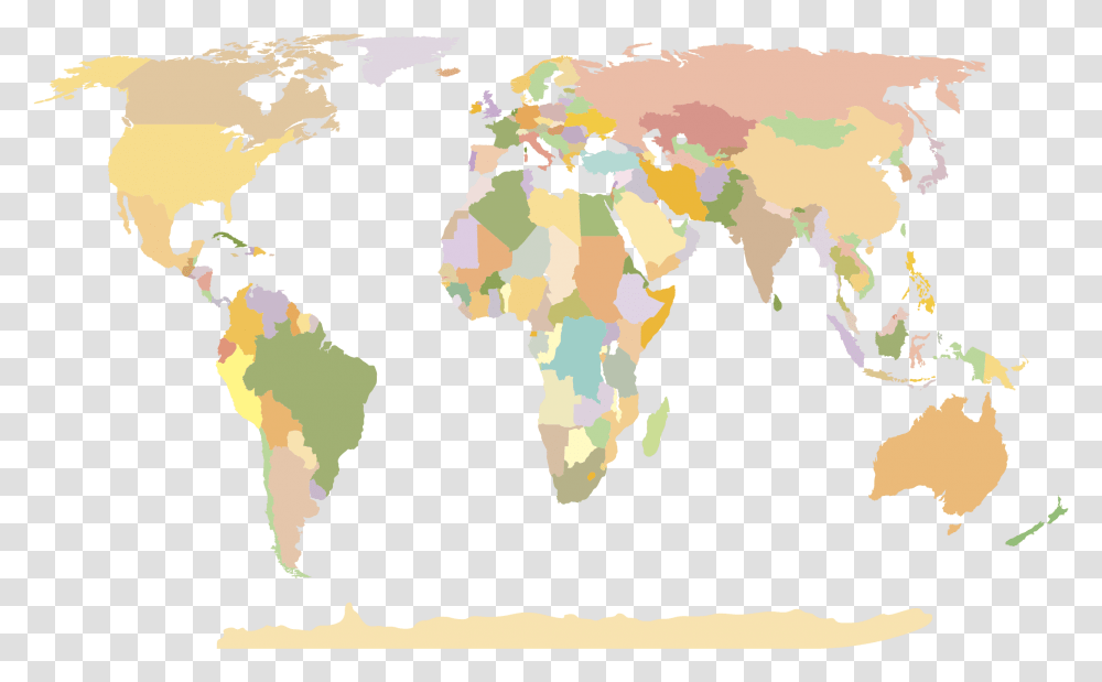 Carbon Footprint In The World, Map, Diagram, Plot, Atlas Transparent Png