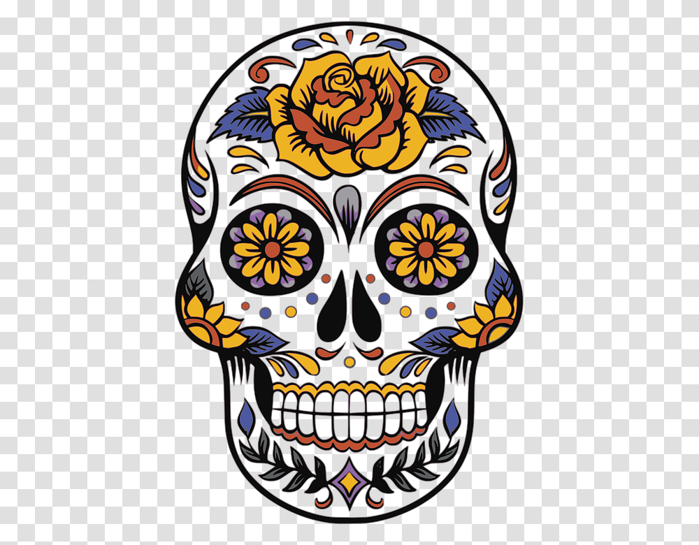 Carbondale Celebrates De Los Muertos Kdnk, Floral Design, Pattern Transparent Png