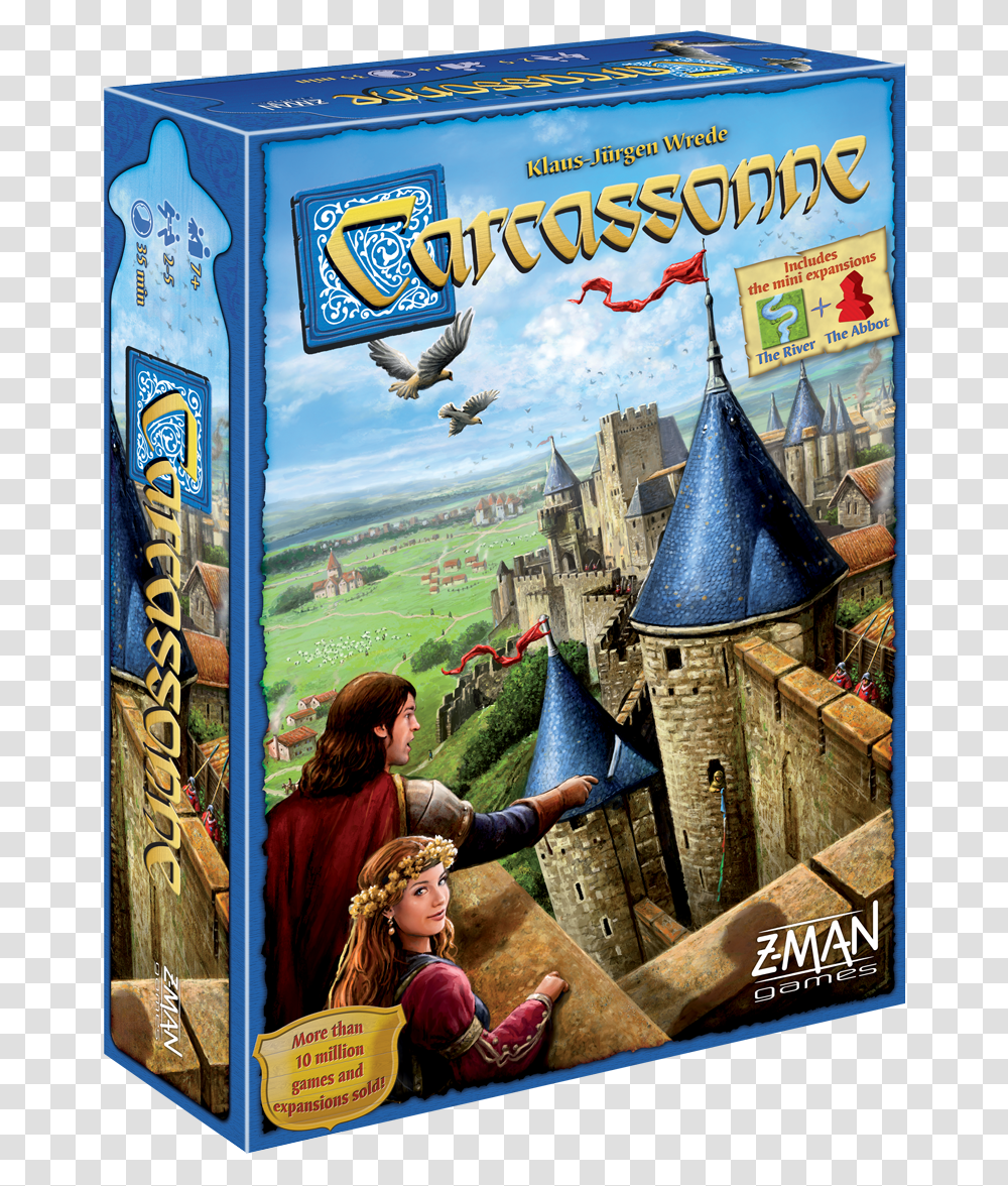 Carcassonne Game, Person, Bird, Poster, Advertisement Transparent Png