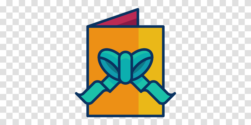 Card Christmas Ribbon Bow Greeting Icon Christmas Day, Art, Envelope, Mail, Poster Transparent Png