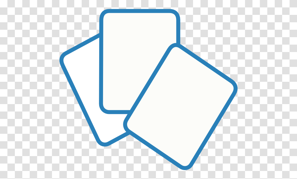 Card Deck Blue Clip Art, Label, White Board Transparent Png
