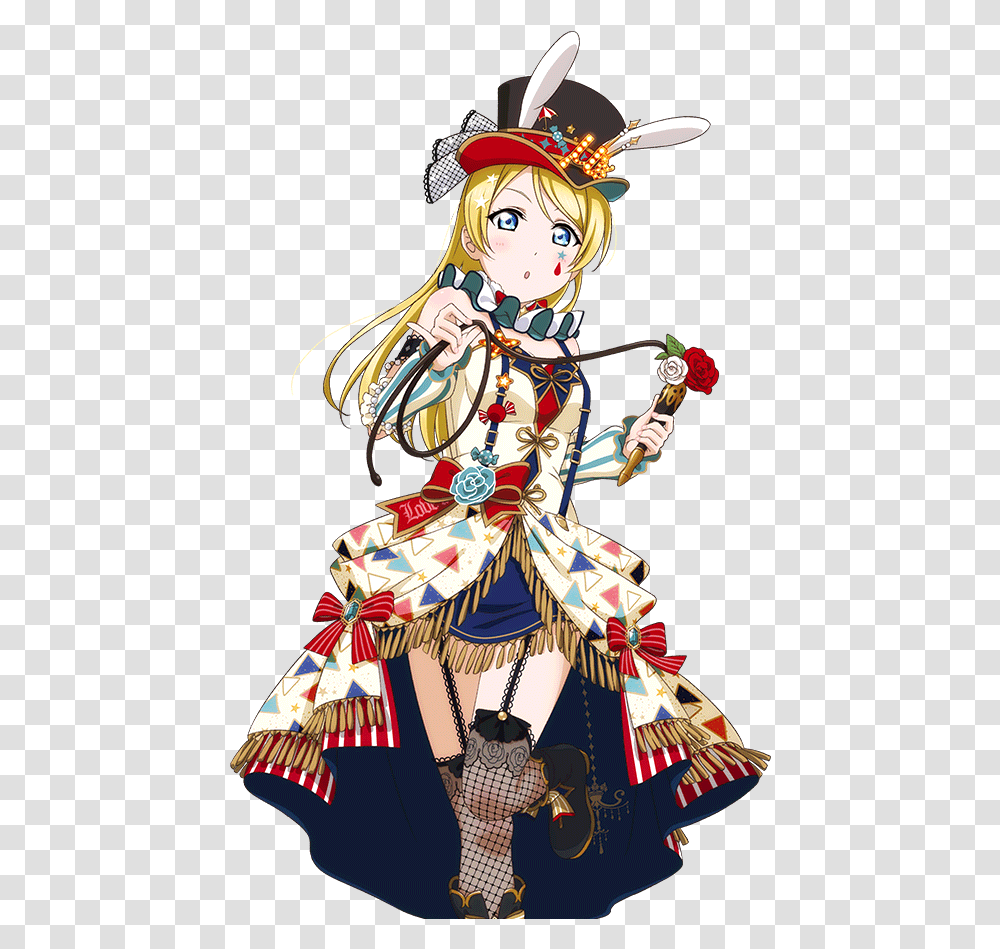 Card Love Live Eli Circus, Person, Human, Costume, Book Transparent Png