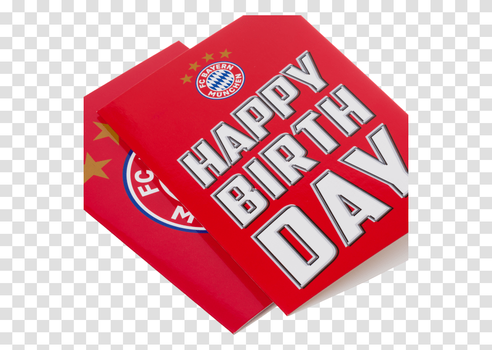 Card Set Happy Birthdaylogo Fc Bayern Munich, Label, Advertisement Transparent Png