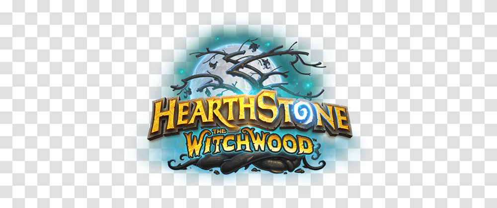 Card Sets Hearthstone Logo The Witchwood, Game, Slot, Gambling, Birthday Cake Transparent Png