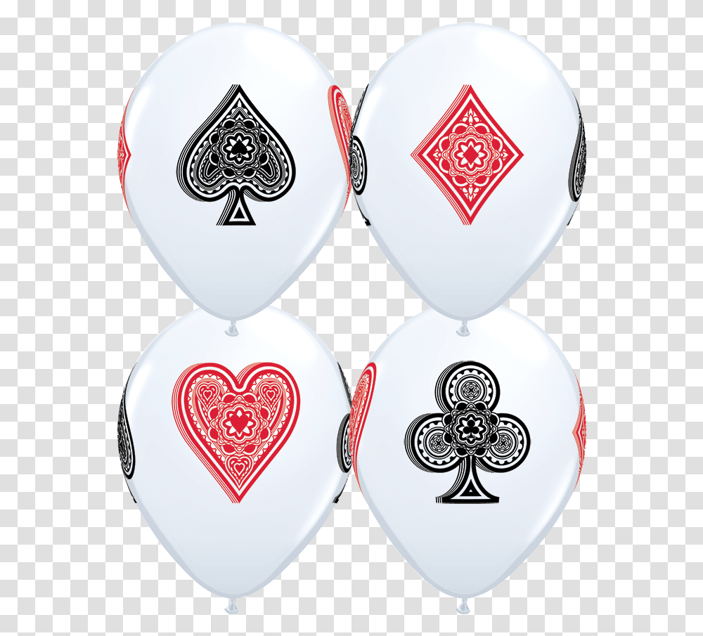 Card Suits Balloons Balloon, Label, Porcelain Transparent Png
