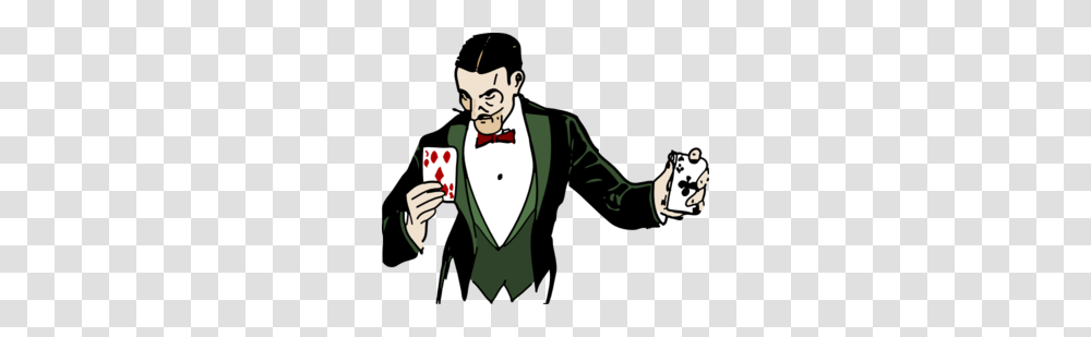 Card Trick Clip Art, Performer, Person, Human, Magician Transparent Png