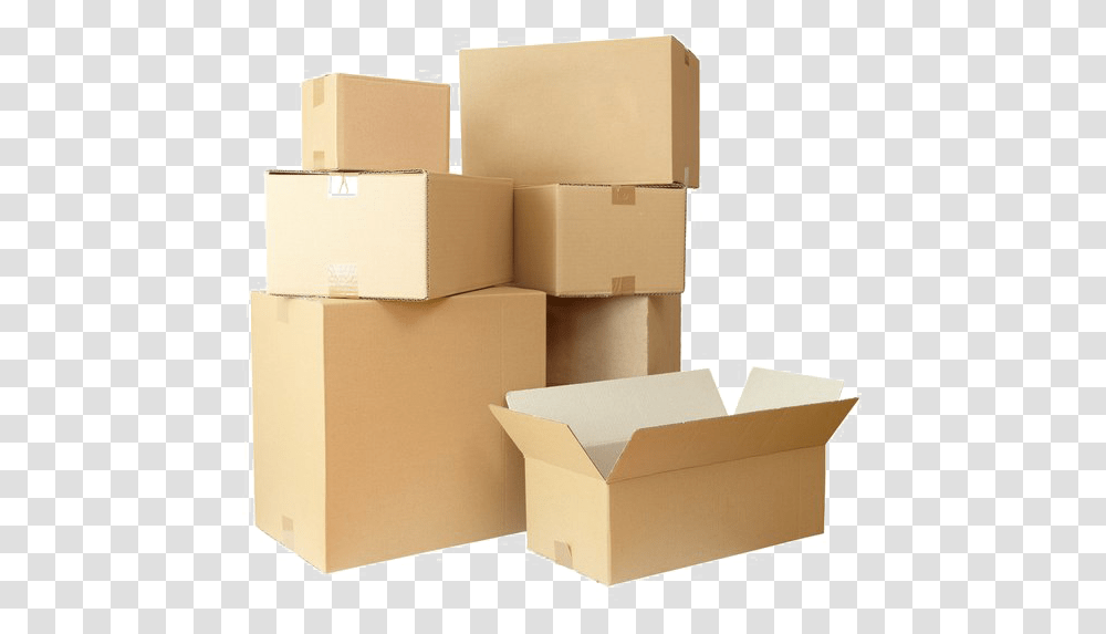 Cardboard Carton Download Image Boxes And Tape, Package Delivery Transparent Png