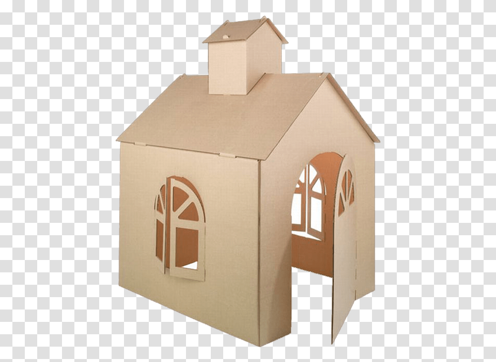 Cardboard Dollhouse, Mailbox, Letterbox, Carton, Den Transparent Png