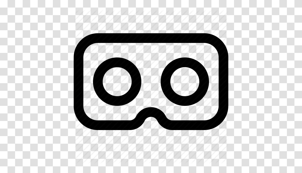 Cardboard Gear Vr Goggles Oculus Virtual Reality Goggles Vr Icon, Piano, Musical Instrument, Electronics, Brick Transparent Png