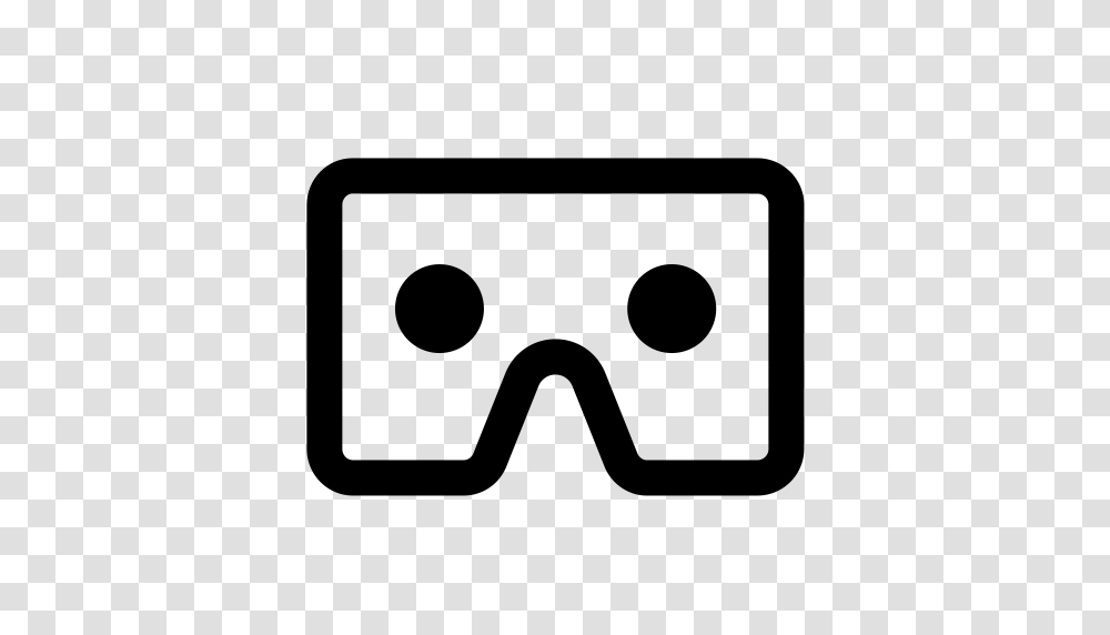 Cardboard Glasses Googles Icon With And Vector Format, Gray, World Of Warcraft Transparent Png